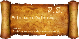 Prisztacs Dulcinea névjegykártya